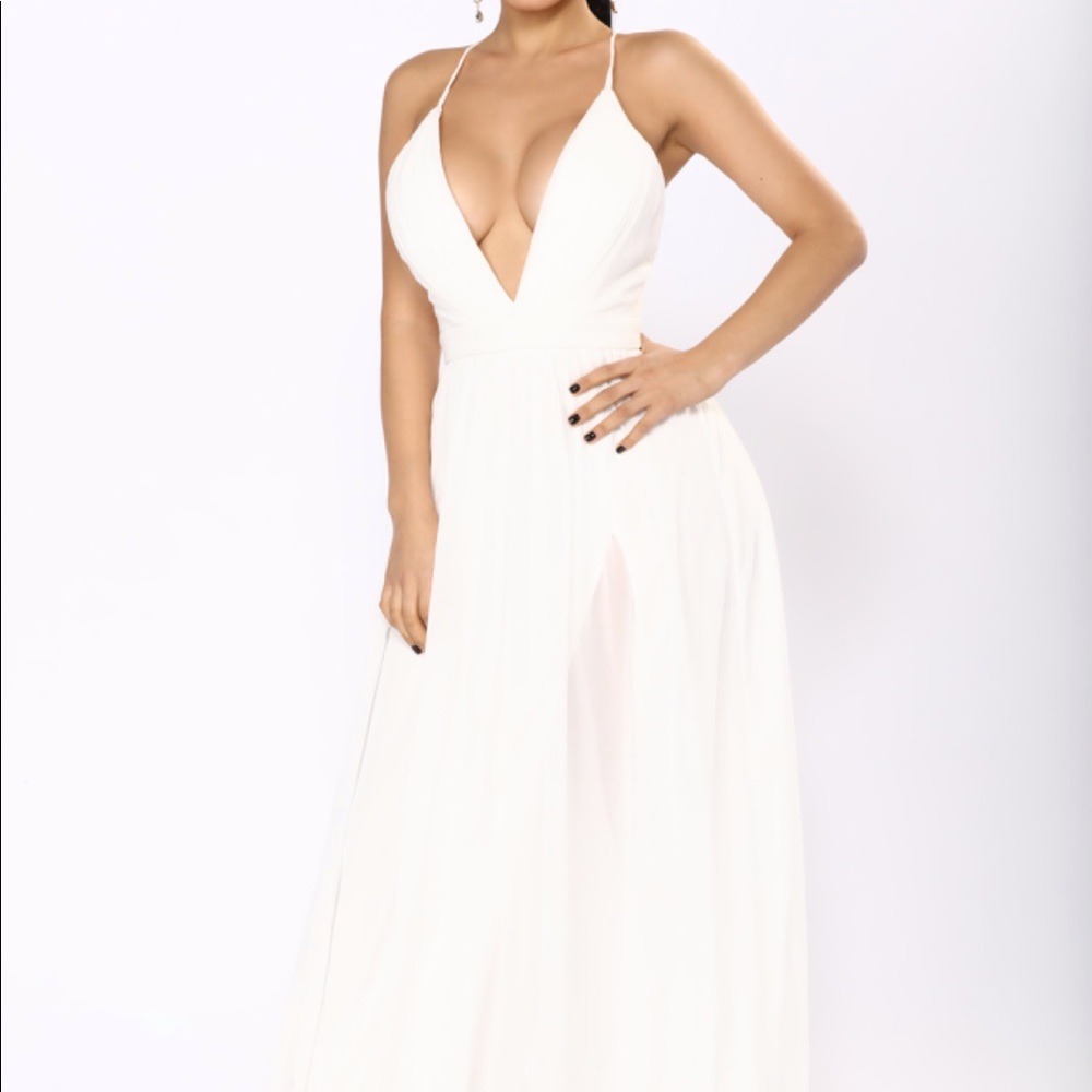 NWT FN white dress